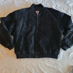 Protocol Leather Jacket Size M black